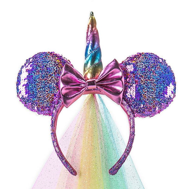 Disney Parks Minnie Unicorn Sequined Ear Headband Disney Parks Minnie Unicorn Sequined Ear Headband New with  main image 3