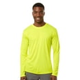 thumbnail image 2 of High Visibility Short Sleeve Workwear Tee, 100% Polyester Hi Vis Pro-Lock Performance Long Sleeve T-Shirt (Neon Yellow 10 Pack, S), 2 of 7