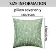thumbnail image 6 of Unique Bargains 2 Pcs Floral Decoration Throw Pillow Cover Flower-2 18" x 18", 6 of 6