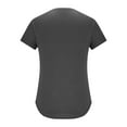 thumbnail image 6 of BXINGOHAI Men's Workout Shirts Casual Short Sleeve Mesh Athletic T-Shirts Dark Gray,M, 6 of 7