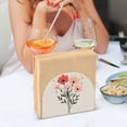 thumbnail image 3 of Yayeee Napkin Holder for Table Kitchen Paper Tissue Organization, Pink Flower, 3 of 8