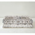 thumbnail image 4 of Vintage Blanket Persian Style Throw Blanket for Bed, Retro Bohemian Fleece Blanket 40x50 Size Tribal Paisley Sherpa Blanket, Oriental Medallion Fuzzy Blanket Women Girl Aesthetic Bedroom Decor, 4 of 6
