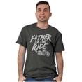 thumbnail image 4 of Biker Dad Father Of Ride Motorcycle Men's Graphic T Shirt Tees Brisco Brands L, 4 of 6