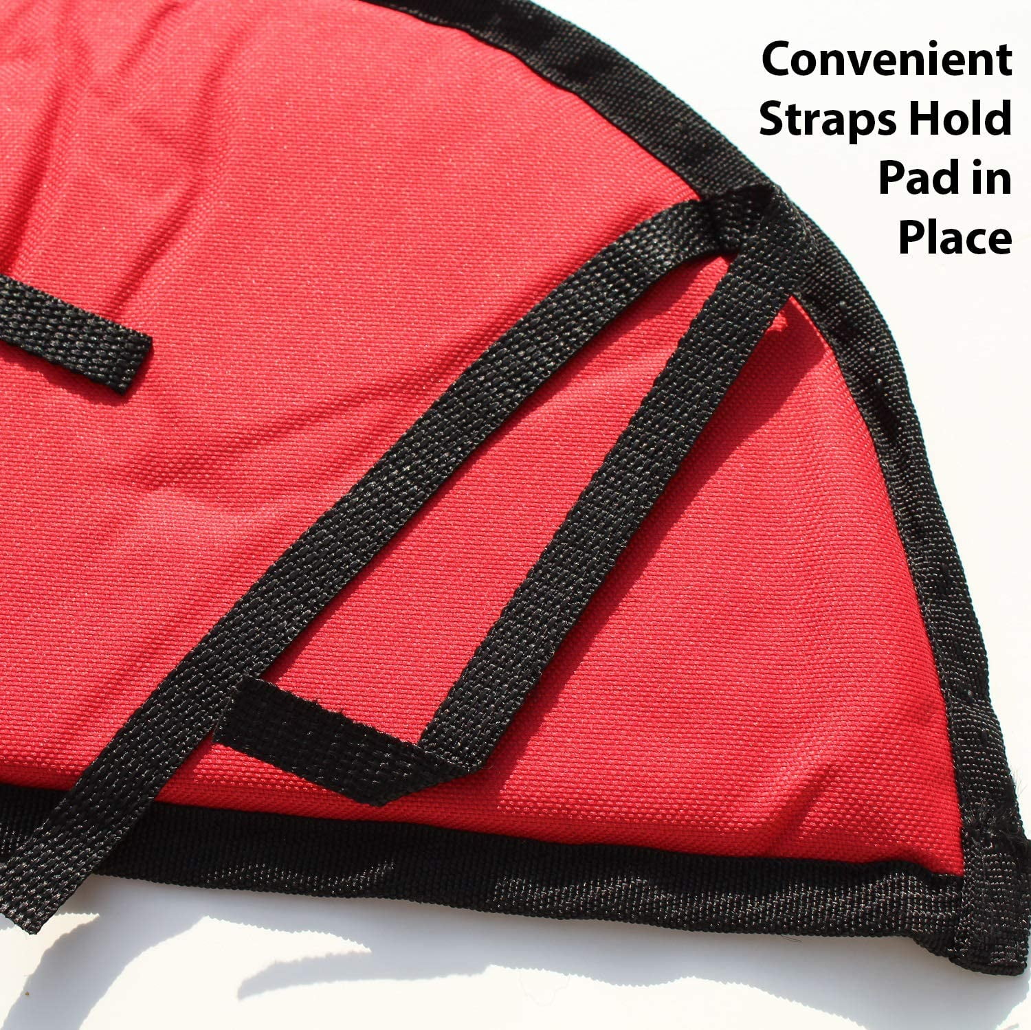 FLEXIBLE FLYER Pad for Baby Pull Sleigh, Toddler Boggan Sled Cushion in Red
