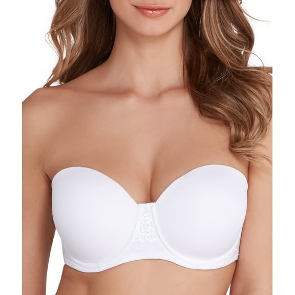 Vanity Fair Lingerie Women's Beauty Back Smoothing Underwire Strapless Bra, Style 74380