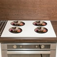 thumbnail image 5 of Round Stove Burner Covers 4 Pcs for Home Decor Cooktop Decorative ,Cat in The Basket Exquisite, Metal Round Stove Burner Covers 8Inch And 10Inch, 5 of 6