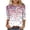 Multicolor#04, variant on Womens Patriotic Tops Plus Size Cute Summer 3/4 Length Sleeve American Flag Printed Crewneck Tunic Blouse Fashion 4th of July Independence Day Oversized Holiday Tees Shirt Multicolor#21 XXXXXL