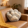 thumbnail image 7 of Cat Paw Pillows, Throw Pillows for Couch & Bedding, Soft Plush Paw Shaped Sofa Cushion for Home Office, Comfortable, Breathable, Lightweight, 16 inch Decorative Throw Pillows, 7 of 7