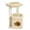Beige, variant on Schnappi Indoor Cat Tree Tower with Private Cozy Den, Natural Sisal Scratching Post and Plush Pom Pom for Small Cats, Beige