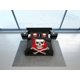 thumbnail image 4 of Flaming Skull Negro Funda Nórdica Juego Colcha, Dormitorio Ropa de cama con funda de almohada, 4 of 4