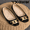 Black, variant on Women Suede Square Toe Slip-On Loafers Flats with Metal Buckle, High-End Casual Fashion Shoes for Summer
