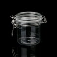 thumbnail image 2 of Tarro de plástico redondo SUNRI de 500 ml con tapa hermética y cierre hermético. Contenedor de alimentos para cocina, vajilla, organizador de cremas y cosméticos., 2 of 8