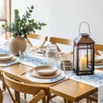 thumbnail image 6 of Blue Eucalyptus Leaves Round 13 Inch Placemats Set of 6, Spring Summer Botanical Floral HeatResistant Non Slip Place Mats for Dining Table, Wipeable Braided Kitchen Table Mats for Housewarming, 6 of 9