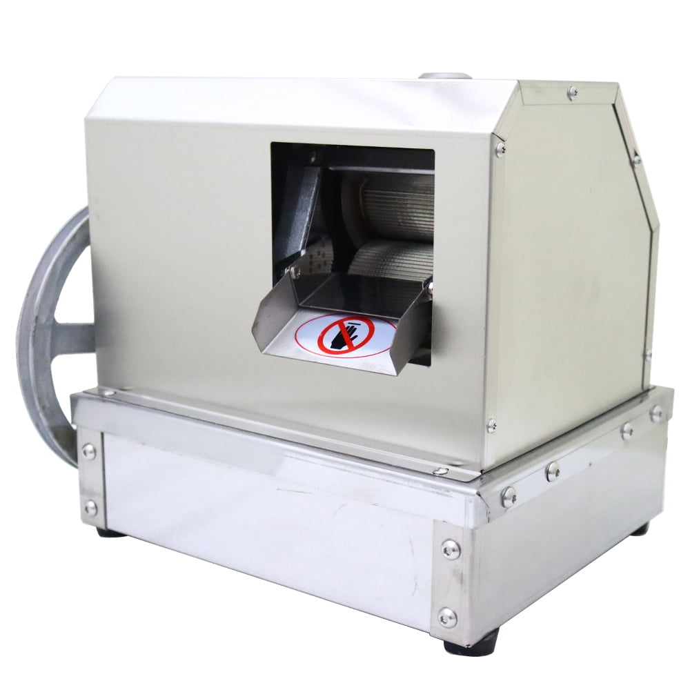 Techtongda Manual Sugar Cane Juicer Machine 3 Rollers Sugarcane Juicer Squeezer Machine with Sugar Cane Inlet