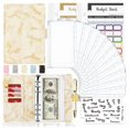 thumbnail image 1 of Onlyesh Budget Envelopes For Budgeting Organizer For 28Pcs Budget With Envelopes 6 Ring Saving (White) Clearance, 1 of 4