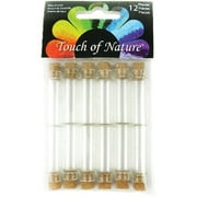 Mini Glass Vials W/Corks 12/Pkg-1.5"