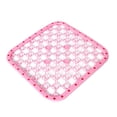 thumbnail image 4 of 2 Pcs Kitchen Sink Debris Filter Mat Multifunction Square Insulation Pad Table Placemat Washing Holder Dish Drainer (Pink), 4 of 8