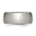 thumbnail image 3 of Auriga Stainless Steel Brushed and Polished 10 mm Beveled Edge Band for Women Size 8, 3 of 6