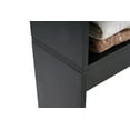 thumbnail image 6 of Triple Tree Over-The-Toilet Storage Cabinet, Black, MDF, 2-Door, Adjustable Shelves, 6 of 7