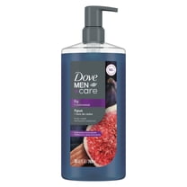 Dove Men Care Moisturizing Body Wash for Men Fig Cedarwood Plant-Based Cleanser, 26 fl oz