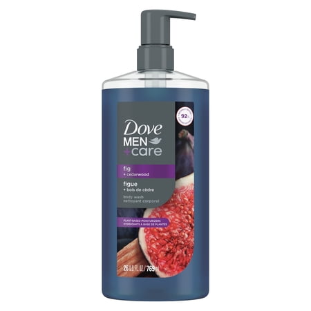 Dove Men+Care Moisturizing Body Wash for Men Fig + Cedarwood Plant-Based Cleanser 26 fl oz Dove Men+Care Moisturizing Body Wash for Men Fig + Cedarwood Plant-Based Cleanser 26 fl oz