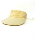thumbnail image 2 of HJYCHN Western Style Shapeable Straw Sun Hat for Women Men Summer Outdoor Cowboy Beach Hat Yellow One Size, 2 of 5
