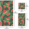 thumbnail image 3 of Dreamtimes Summer Fruit Watermelon Soft Set of 3 Towels, 1 Bath Towel+1 Hand Towel+1 Washcloth, Decorative for Bathroom, Hotel, Kitchen, Spa and Beach, 3 of 5