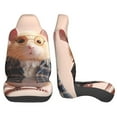 thumbnail image 3 of Sikiie Cute Mouse In Glasses Car Seat Protector 2 Pack Car Seat Cushion Mat, Car Seat Covers for SUV, Truck, Van, 3 of 7