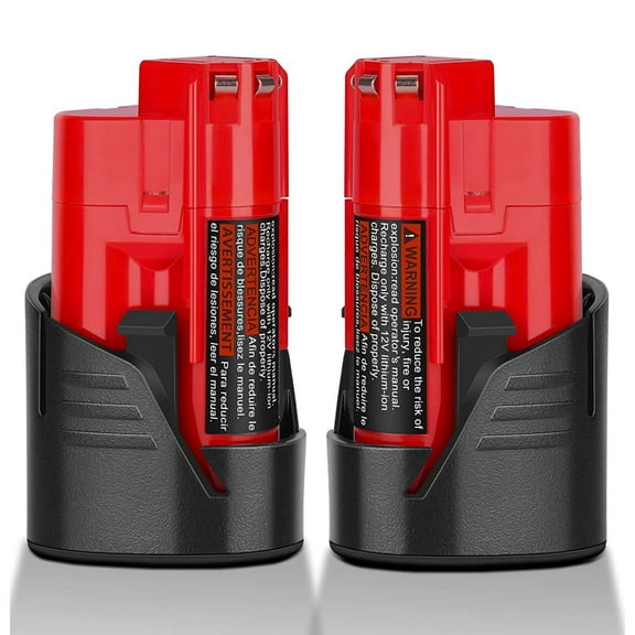 2 Pack 3.0Ah for Milwaukee 12V M-12 Lithium-ion Battery 48-11-2425 48-11-2420