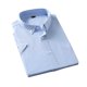 thumbnail image 4 of Blusa y camisa de manga corta con cuello vuelto para hombre, estilo informal de negocios, color liso, con solapa y botones, a la moda, de manga corta, 4 of 8