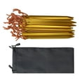 thumbnail image 4 of Colaxi Piquets de Tente Ancrages Légers pour Camping Randonnée Abri 24 Pcs Or, 4 of 8