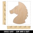 thumbnail image 2 of Chess Piece White Knight Wood Shape Unfinished Piece Cutout Craft DIY Projects - 4.70 Inch Size - 1/8 Inch Thick, 2 of 7