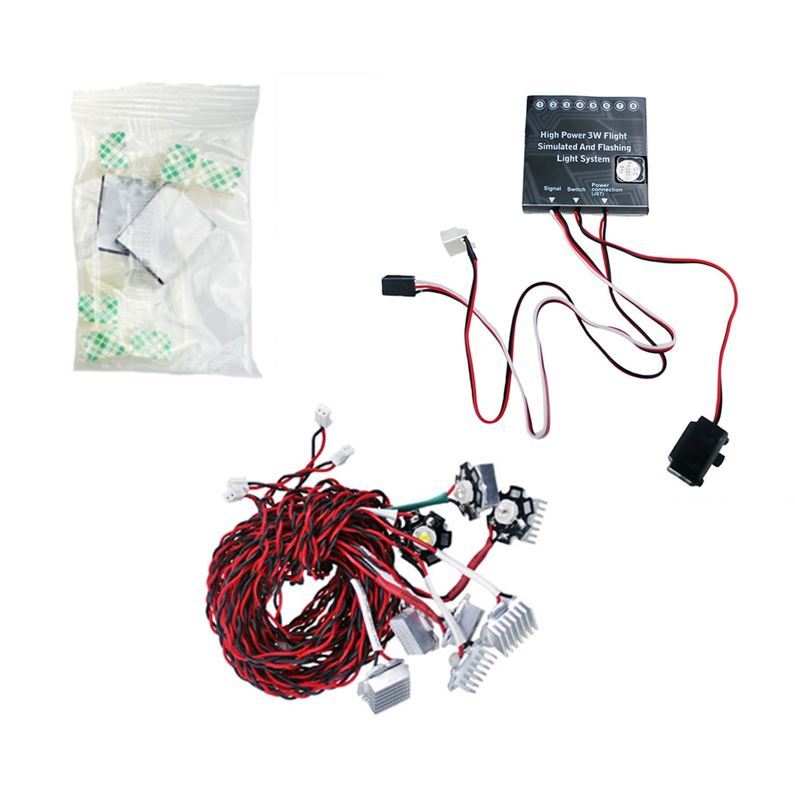 Shinysix LED Light,LED RC Airplane Aircraft LED RC Airplane Aircraft Power 3W LED 3W LED RC 3W
