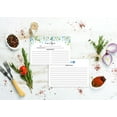 thumbnail image 4 of Inkdotpot 4x6 Inch Recipe Cards (Set of 50) , Thick Double Sided Premium Card Stock- Modern Style White Recipe Notecards for Weddings- Bridal- Baby Shower - Ferns Theme, 4 of 6