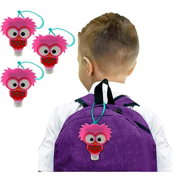 karymi 3pcs Portable Empty Bottle Hang Dispenser Travel Keychain 30ML Flip Cap Reusable Liquid Soap Containers Mens Gifts Camping Gear