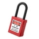 thumbnail image 1 of Candado de seguridad rojo, candado de seguridad rojo denso Candado de seguridad con bloqueo y etiquetado Calidad en la que puede confiar, 1 of 10