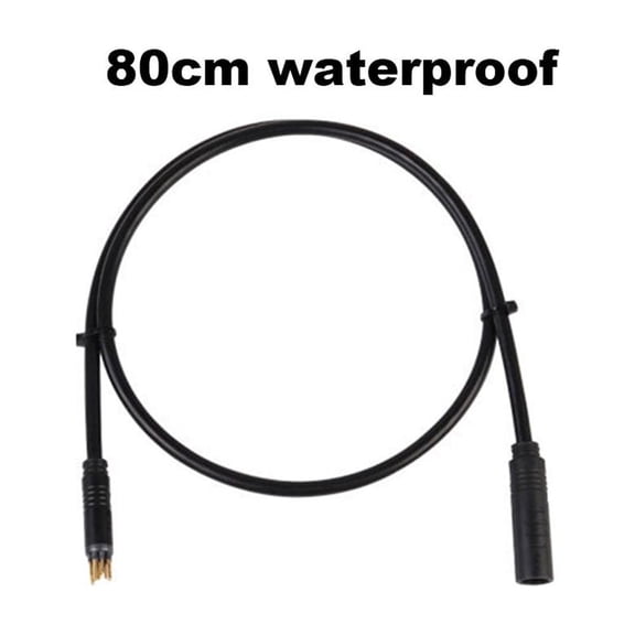 Electric Bike Motor Extension Cord 80/130Cm 9-Pin Female-To-Male Waterproof Connection Cable E-Scooter Motor Line Replace Parts