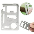 thumbnail image 1 of WHEANG Cheers.US 11 In 1 Pocket Stainless Credit Card Beer Opener Card Multi Functional Tool Perfect In Your Wallet, 1 of 9