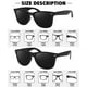 thumbnail image 4 of Gafas de sol MEETSUN Polarized Classic Retro, 2 unidades, C3, color negro mate, 4 of 6
