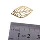 thumbnail image 2 of Hoja de Arbol Hueco Perforado Aleación Dorado 100pcs Perfecl Encantos de Filigrana de Joyería, 2 of 8