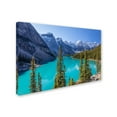 thumbnail image 2 of Trademark Fine Art 'Turquoise Moraine Lake' Canvas Art by Pierre Leclerc, 2 of 3