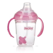 Nuby 2346687 8 oz 2-Handle 360 Grip N Sip Cup, Aqua - Case of 24