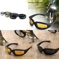 thumbnail image 3 of 3 Gafas de para Motocicleta a Prueba de Polvo, Ahumadas, Amarillas , Acolchadas, Cómodas , 3 piezas, 3 of 9