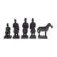 thumbnail image 1 of 8cm 5x estatua de de terracota chinos decoración del hogar artesanía regalo negro perfke Guerreros de terracota chinos, 1 of 9