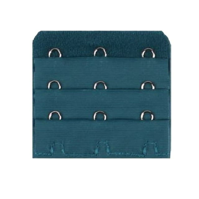 serony Extension Strap Bra Extender Buckle 3 Hook Women Accessories Practical Elastic Multicolor Clips Tight 3 Rows Underwear dark green