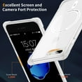 thumbnail image 4 of SaniMore for iPhone 8 Plus/7 Plus Magnetic Case, [Wireless Charging] Crystal-clear Rugged PC Back Back Skin-feel Shockproof Strong Drop Resistant Slim Shell for iPhone 8 Plus/7 Plus Car Mount, Clear, 4 of 7