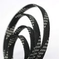 thumbnail image 1 of Funda para cable de alambre con funda expandible PET de 30 pies (2/5"" plateada y negra), 1 of 5