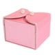 thumbnail image 4 of Organizador de joyas portátil de PU, bolsa de viaje para artículos de tocador, color rosa Rosado, 4 of 7