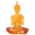 thumbnail image 1 of Buddha Statue, Exquisite Resin Buddha Statue Luck And Awe Distinctive Gift Anti-oxidation  For Bookcase For Shelf For Desk, 1 of 8