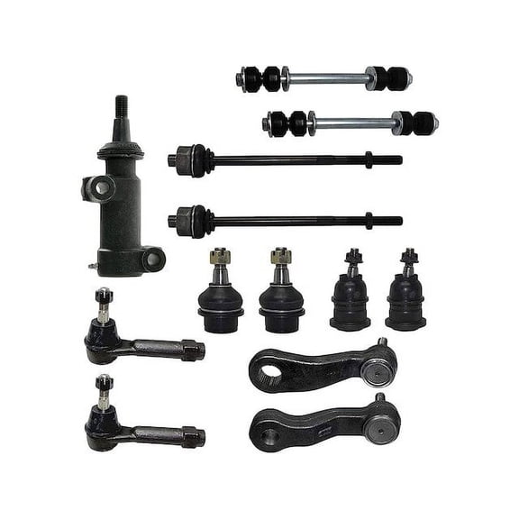 Front Ball Joint Sway Bar Link Tie Rod End Kit - Compatible with 1999 - 2006 Chevy Silverado 1500 2000 2001 2002 2003 2004 2005